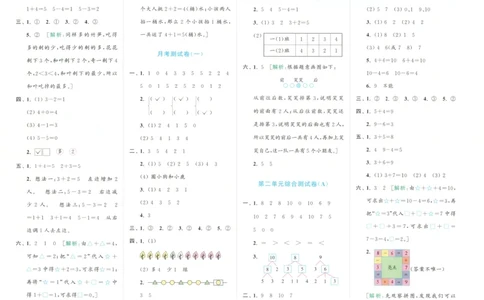 答案_2025秋亮点给力大试卷数学1上RJ