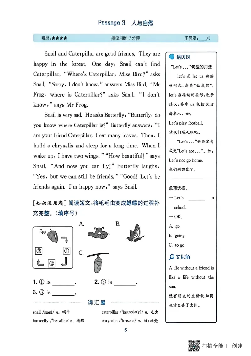 阅读攻略_25秋《拔尖特训》沪教版三上