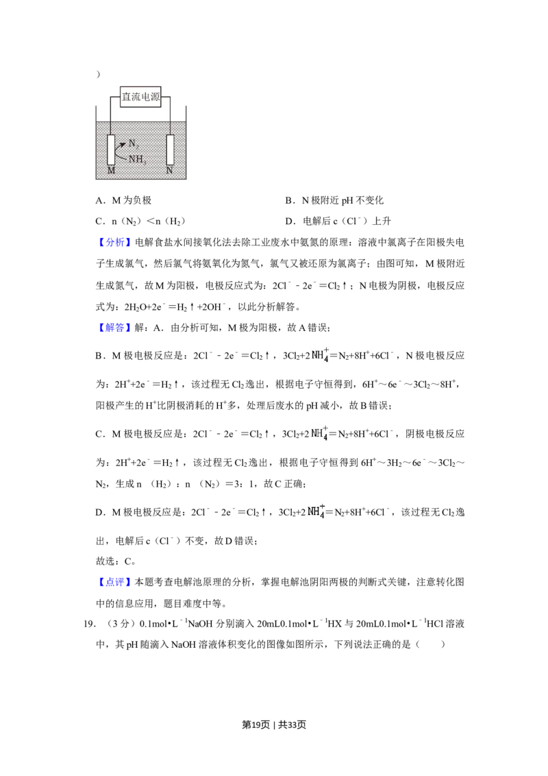 2023年高考化学试卷（上海）（解析卷）_历年高考真题合集_化学历年高考真题_新&middot;Word版2008-2025&middot;高考化学真题_化学（按年份分类）2008-2025_2023&middot;高考化学真题
