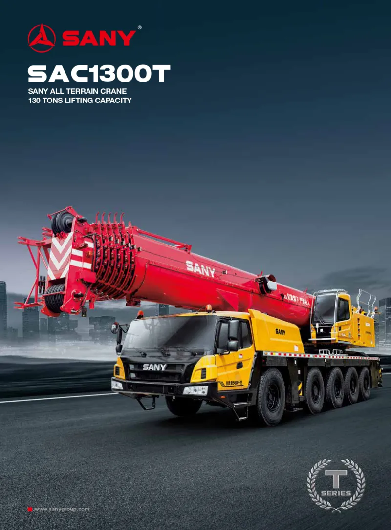 SAC1300T单行本中文版_2021-2023年优秀施组方案_施工方案_咸阳体育广场项目地下装配式多层预应力双T板结构快速安装方案_1.施工方案_3.附件三：机械参数