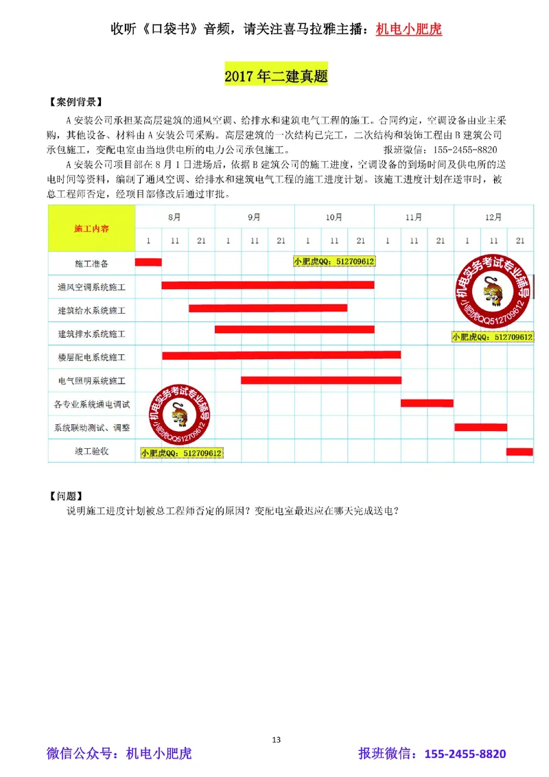 03-横道图（空白版）_2026年一级建造师_2026年一建机电_2025年一建机电SVIP_02-基础精讲✿高端面授✿深度强化_11-机电《教材精讲班》小肥虎SMR_管理《五大必会》