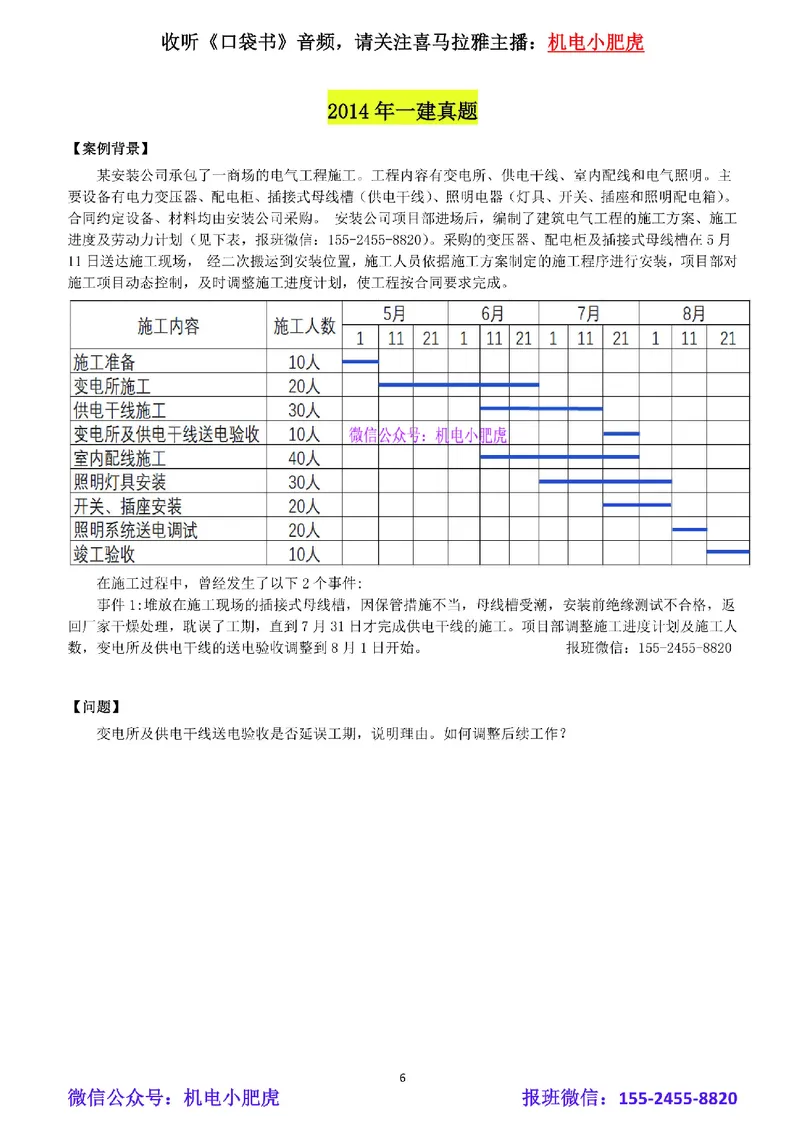 03-横道图（空白版）_2026年一级建造师_2026年一建机电_2025年一建机电SVIP_02-基础精讲✿高端面授✿深度强化_11-机电《教材精讲班》小肥虎SMR_管理《五大必会》