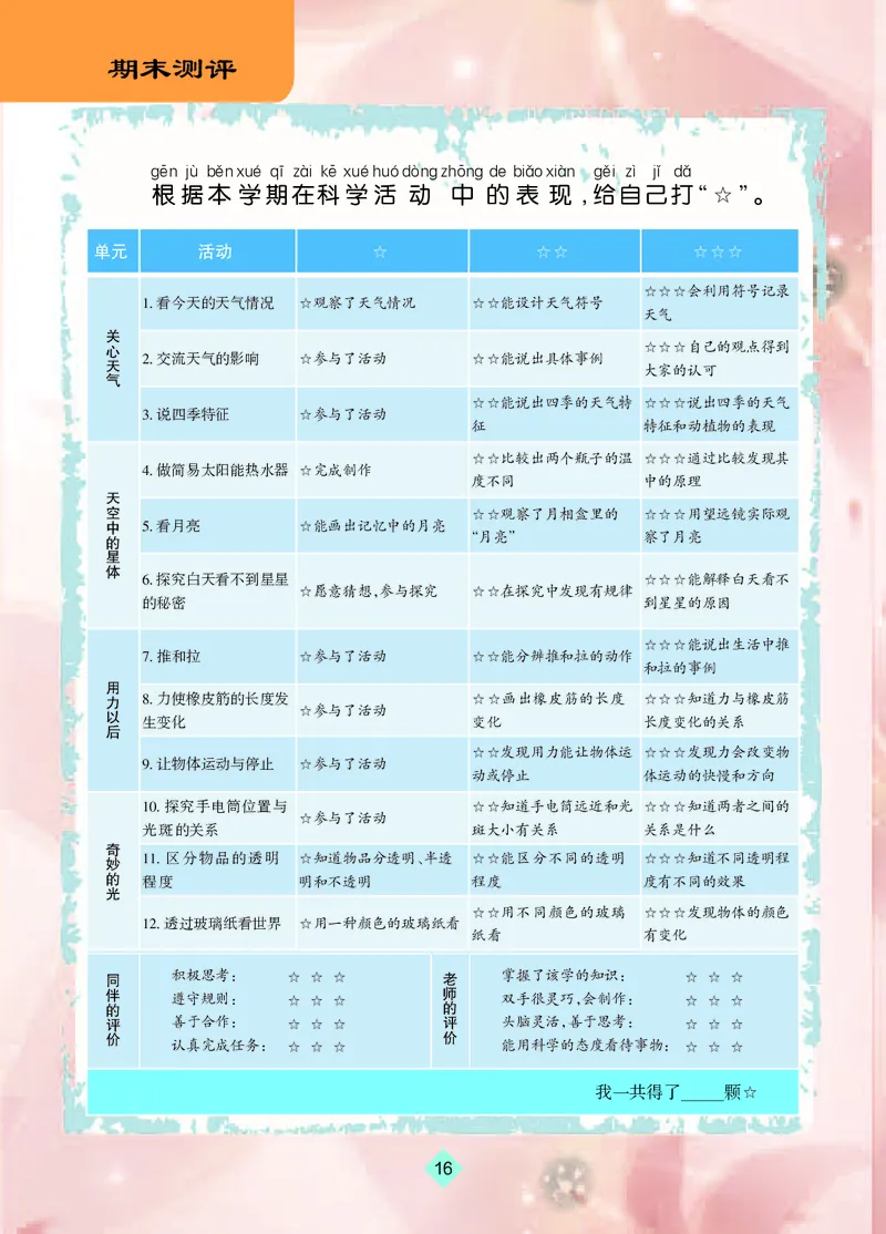 苏教版2年级科学上册活动手册_全部版本&bull;小学科学电子课本_苏教版小学科学电子课本