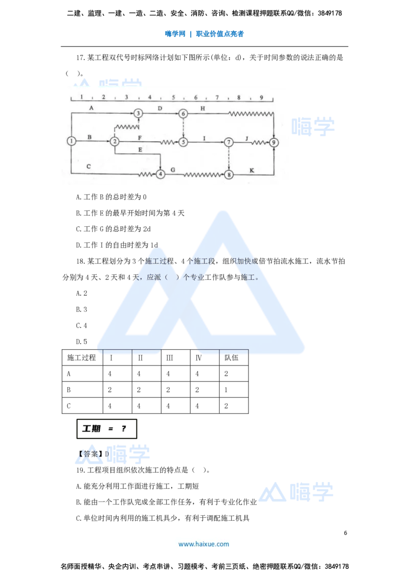 尹彬宇-一建管理必刷题特训_2026年一级建造师_2026年一建管理_2025年一建管理SVIP_03-习题精析✿实战特训✿模考通关_56-管理《必刷题特训》王晓丹HX