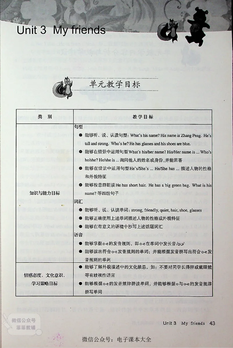 英语PEP4A教师教学用书_《教师教学用书（教参）》英语3-6年级上册（人教PEP）