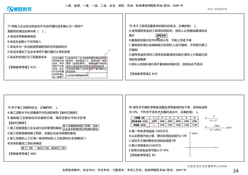 2022年一建经济真题解析讲义.（可打印版）_2026年一级建造师_2026年一建经济_2025年一建经济SVIP_03-习题精析✿实战特训✿模考通关_50-经济《历年真题班》李初夏RS_讲义