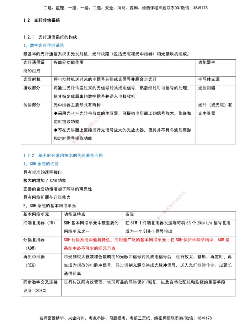 03.03-第1篇-第1章-通信与广电工程专业技术（三）_2026年一级建造师_2026年一建通信_2025年一建通信SVIP_03-习题精析✿实战特训✿模考通关_03-通信《习题精析班》邵春宝KL