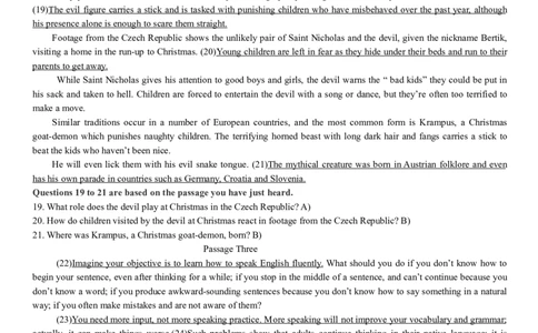 版本一四级模拟5答案解析_大学英语四级+六级_四级真题_四级密押试卷_新四级模拟卷全10套_版本一四级模拟卷_版本一四级模拟5