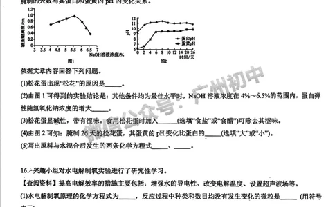 2025广州市铁一中学中考二模化学试题_广州九上月考+期中+期末+一模二模+中考真题_2025中考二模