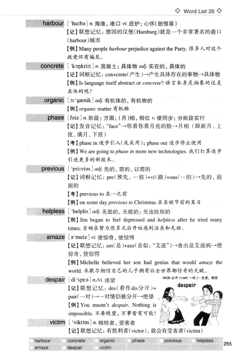 四级词汇词根+联想记忆法（乱序）_大学英语四级+六级_四级真题_四级词汇（乱序）