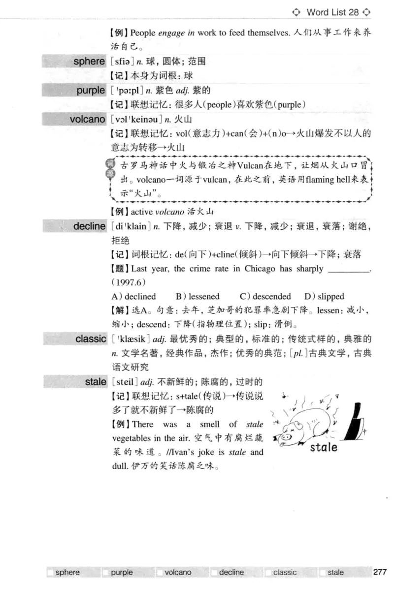 四级词汇词根+联想记忆法（乱序）_大学英语四级+六级_四级真题_四级词汇（乱序）