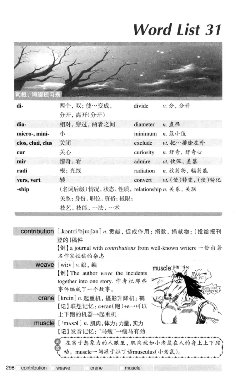 四级词汇词根+联想记忆法（乱序）_大学英语四级+六级_四级真题_四级词汇（乱序）