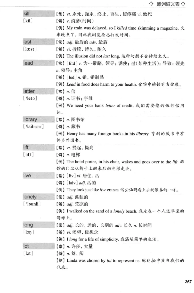 四级词汇词根+联想记忆法（乱序）_大学英语四级+六级_四级真题_四级词汇（乱序）