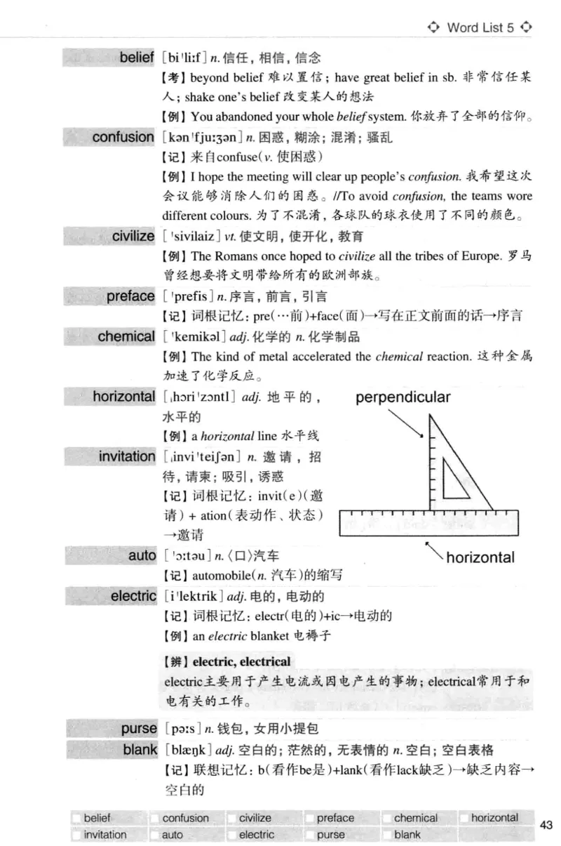 四级词汇词根+联想记忆法（乱序）_大学英语四级+六级_四级真题_四级词汇（乱序）