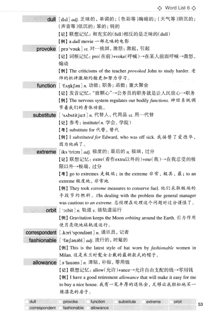 四级词汇词根+联想记忆法（乱序）_大学英语四级+六级_四级真题_四级词汇（乱序）