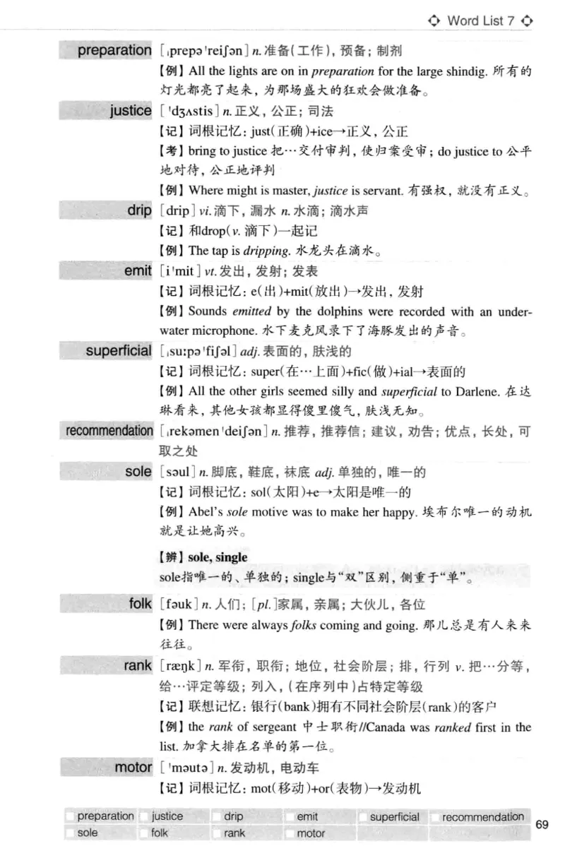 四级词汇词根+联想记忆法（乱序）_大学英语四级+六级_四级真题_四级词汇（乱序）