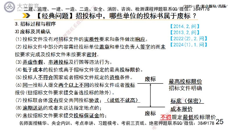 W2025一建机电-高扬-管理板块0_2026年一级建造师_2026年一建机电_2025年一建机电SVIP_04-冲刺串讲✿考点强化✿小灶集训_31-机电《案例专项班》高扬DL_讲义_2025一建机电板块刷题资料