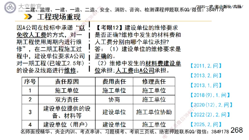 W2025一建机电-高扬-管理板块0_2026年一级建造师_2026年一建机电_2025年一建机电SVIP_04-冲刺串讲✿考点强化✿小灶集训_31-机电《案例专项班》高扬DL_讲义_2025一建机电板块刷题资料