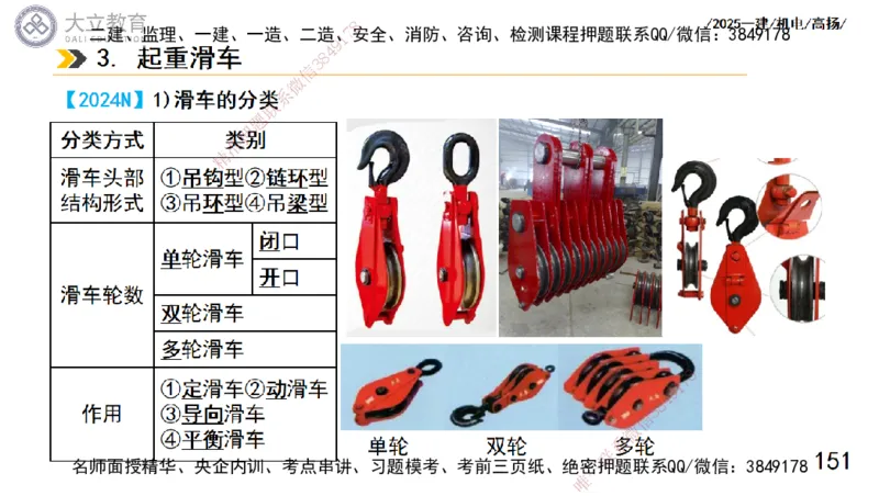 W2025一建机电-高扬-技术板块1-设备_2026年一级建造师_2026年一建机电_2025年一建机电SVIP_04-冲刺串讲✿考点强化✿小灶集训_31-机电《案例专项班》高扬DL_讲义