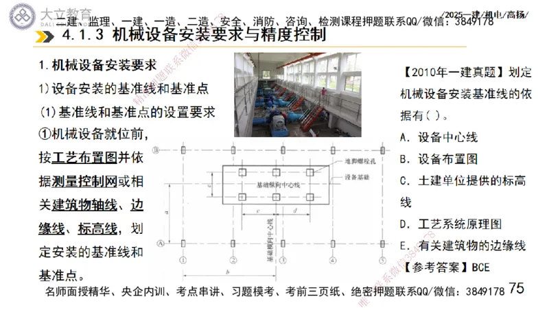 W2025一建机电-高扬-技术板块1-设备_2026年一级建造师_2026年一建机电_2025年一建机电SVIP_04-冲刺串讲✿考点强化✿小灶集训_31-机电《案例专项班》高扬DL_讲义