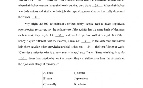 四级选词填空真题2015-2023.12_大学英语四级+六级_四级真题_专项_四级选词填空