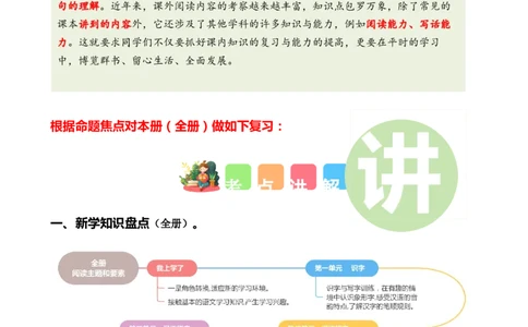 专题08课外阅读（专项训练）-（统编版&middot;2024秋）_一年级语文上册（统编版）_期末总复习
