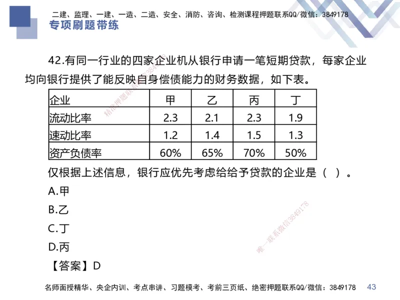 03.2025李理-专项刷题带练-经济3_2026年一级建造师_2026年一建经济_2025年一建经济SVIP_03-习题精析✿实战特训✿模考通关_44-经济《专项刷题带练》李理HX_讲义