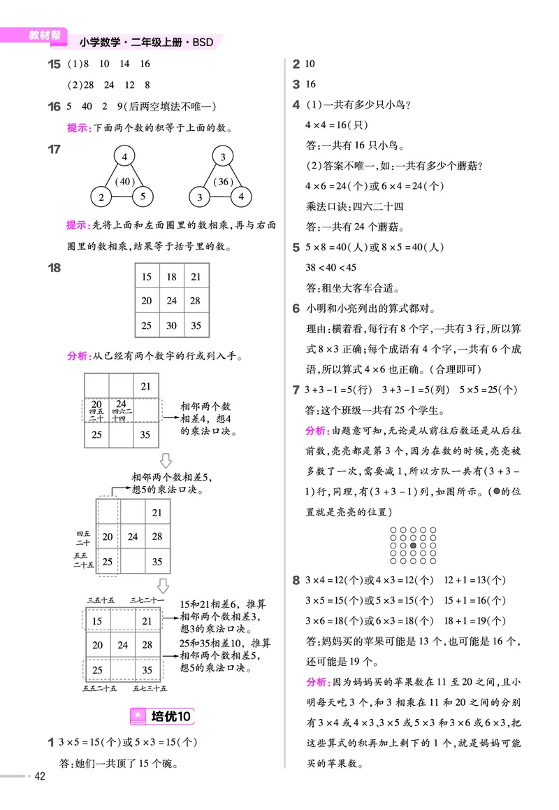 《作业帮》单元培优-2023版数学2年级上册（BS）_二年级上下册资料_小学二年级学习资料-25年更新版_2-03、小学二年级数学上册_2-3-2、练习题、作业、试题、试卷_北师大版_电子册类