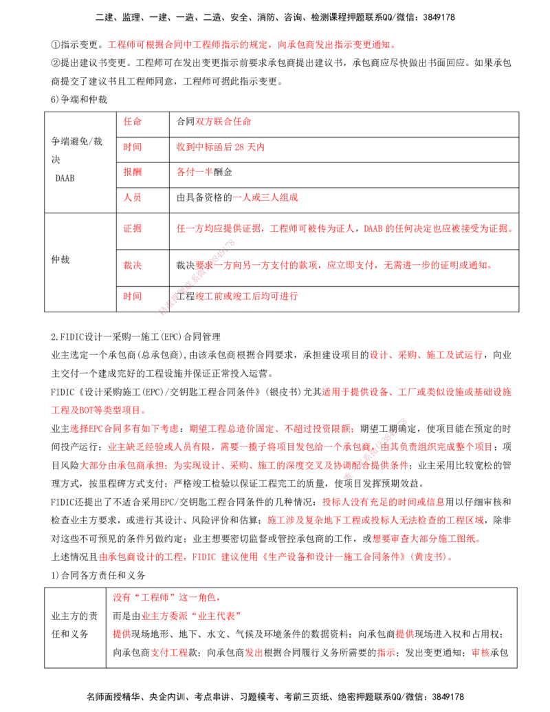 打印版-（8月2日+8月3日）王少杰-一建-管理-考前集训(1)_2026年一级建造师_2026年一建管理_2025年一建管理SVIP_04-冲刺串讲✿考点强化✿小灶集训_26-管理《考前集训班》王少杰CSW