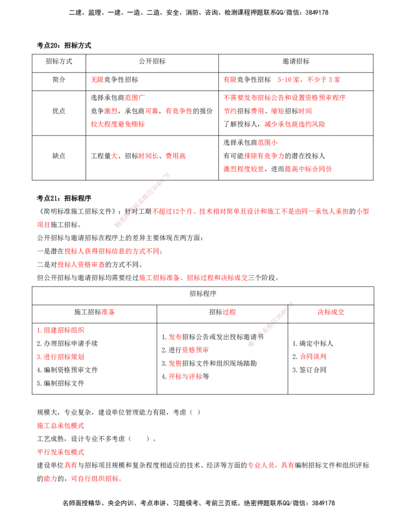 打印版-（8月2日+8月3日）王少杰-一建-管理-考前集训(1)_2026年一级建造师_2026年一建管理_2025年一建管理SVIP_04-冲刺串讲✿考点强化✿小灶集训_26-管理《考前集训班》王少杰CSW