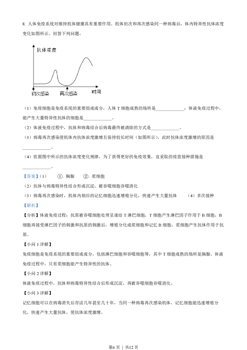 2022年高考生物试卷（全国甲卷）（解析卷）_生物历年高考真题_新&middot;PDF版2008-2025&middot;高考生物真题_生物（按省份分类）2008-2025_2008-2024&middot;（四川）生物高考真题