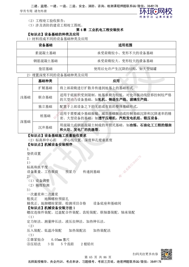 HQ-机电-重点知识闪记宝典_2026年一级建造师_2026年一建机电_2025年一建机电SVIP_01-精华文档✿电子教材✿历年真题_83-机电《速记手册+知识点+考点清单+闪记宝典+总结资料》HQ