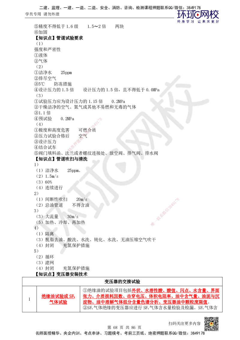 HQ-机电-重点知识闪记宝典_2026年一级建造师_2026年一建机电_2025年一建机电SVIP_01-精华文档✿电子教材✿历年真题_83-机电《速记手册+知识点+考点清单+闪记宝典+总结资料》HQ