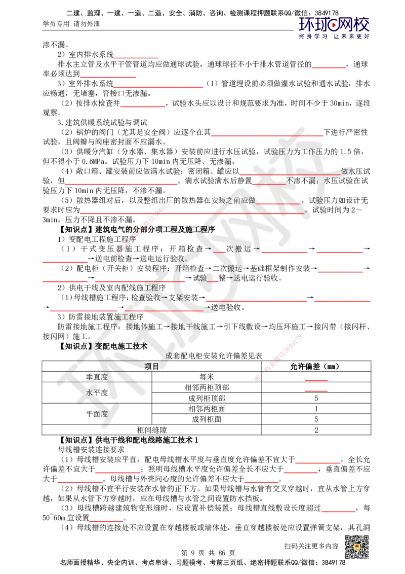 HQ-机电-重点知识闪记宝典_2026年一级建造师_2026年一建机电_2025年一建机电SVIP_01-精华文档✿电子教材✿历年真题_83-机电《速记手册+知识点+考点清单+闪记宝典+总结资料》HQ