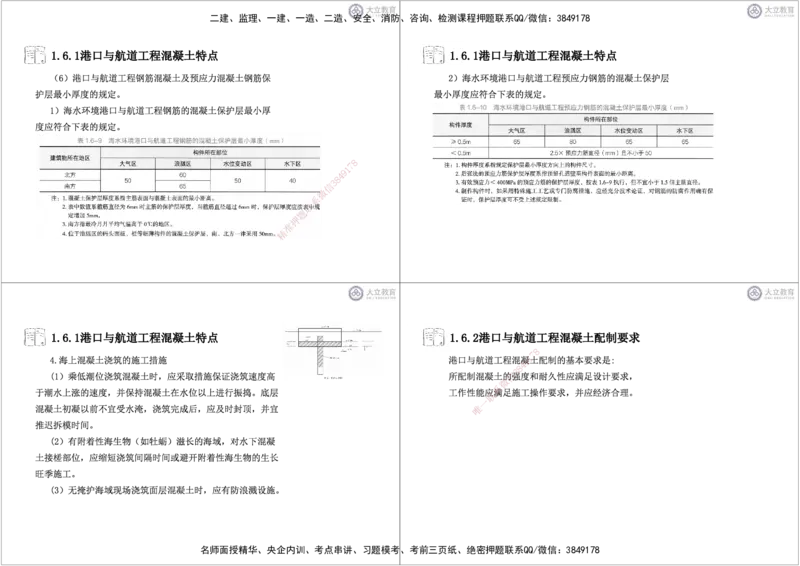 第1章-专业技术黑白每页4个_2026年一级建造师_2026年一建港航_2025年一建港航SVIP_04-冲刺串讲✿考点强化✿小灶集训_17-港航《冲刺串讲班》皮丹丹DL_讲义