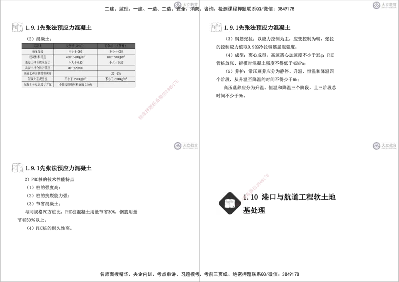 第1章-专业技术黑白每页4个_2026年一级建造师_2026年一建港航_2025年一建港航SVIP_04-冲刺串讲✿考点强化✿小灶集训_17-港航《冲刺串讲班》皮丹丹DL_讲义