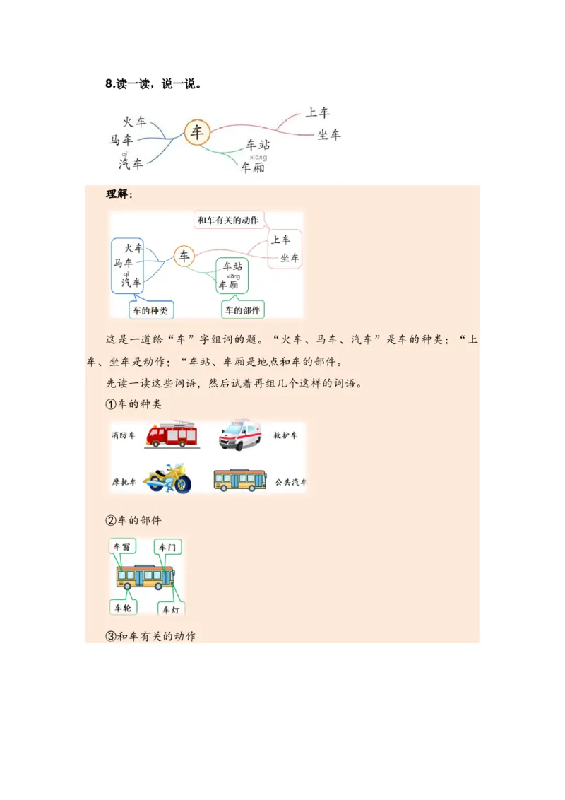 专题02字词梳理及运用（专项训练）-（统编版&middot;2024秋）_一年级语文上册（统编版）_期末总复习