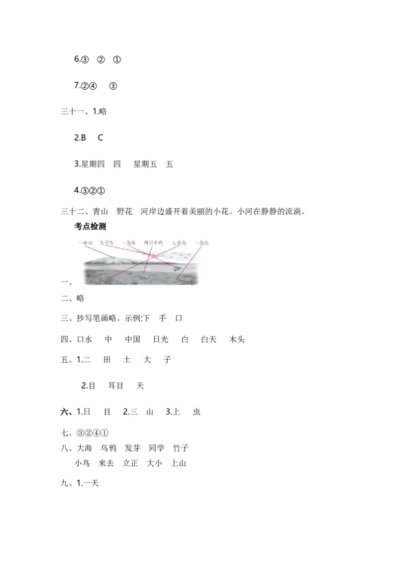 专题02字词梳理及运用（专项训练）-（统编版&middot;2024秋）_一年级语文上册（统编版）_期末总复习