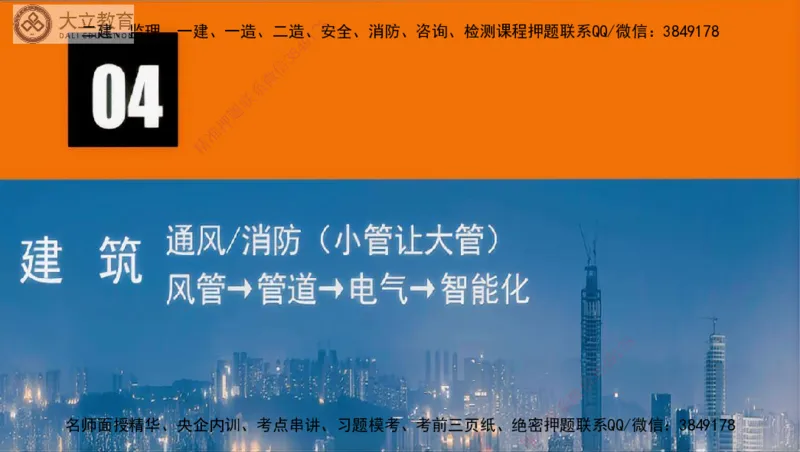 W2025一建机电-高扬-技术板块4-建筑_2026年一级建造师_2026年一建机电_2025年一建机电SVIP_04-冲刺串讲✿考点强化✿小灶集训_31-机电《案例专项班》高扬DL_讲义