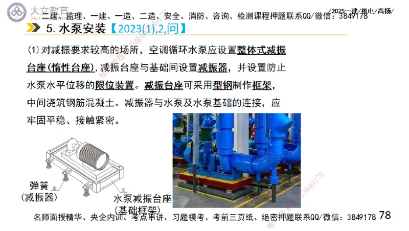 W2025一建机电-高扬-技术板块4-建筑_2026年一级建造师_2026年一建机电_2025年一建机电SVIP_04-冲刺串讲✿考点强化✿小灶集训_31-机电《案例专项班》高扬DL_讲义