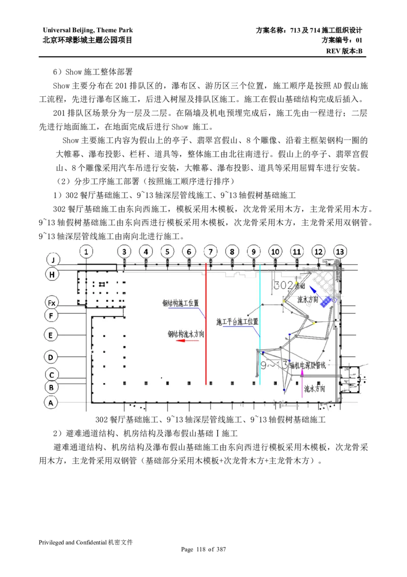 713及714施工组织设计_2021-2023年优秀施组方案_施工组织设计_施组07-北京环球影城主题公园项目标段三713及714施工组织设计