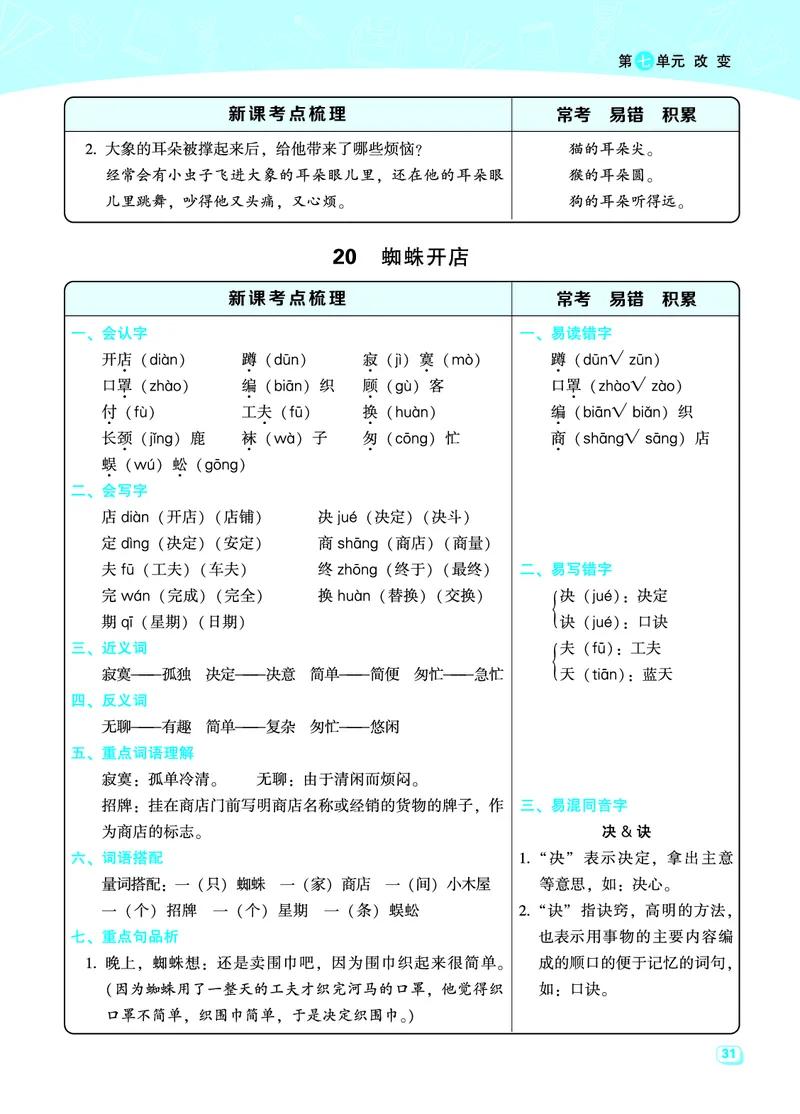 《典中点名师划重点》语文2年级下册（RJ）_二年级上下册资料_小学二年级学习资料-25年更新版_2-02、小学二年级语文下册_2-2-2、练习题、作业、试题、试卷_电子册类