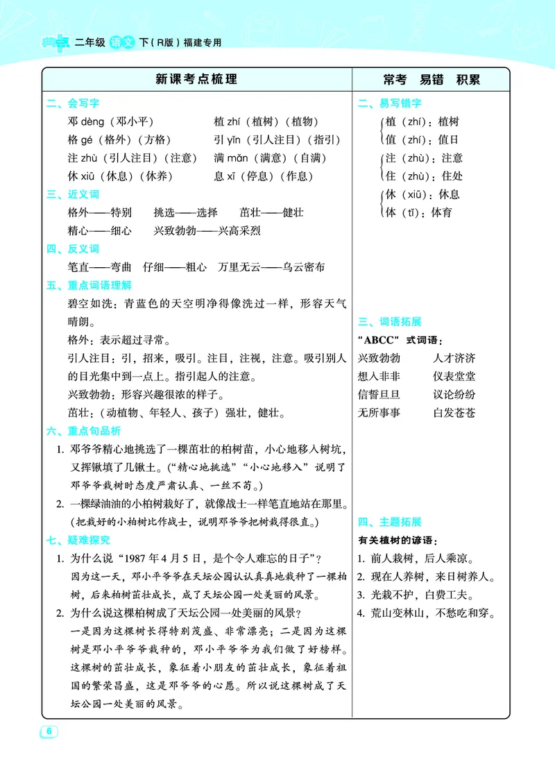 《典中点名师划重点》语文2年级下册（RJ）_二年级上下册资料_小学二年级学习资料-25年更新版_2-02、小学二年级语文下册_2-2-2、练习题、作业、试题、试卷_电子册类
