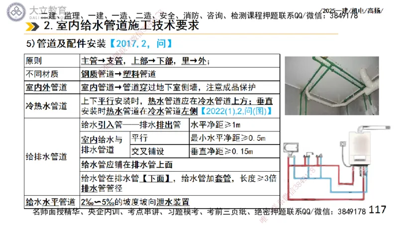 W2025一建机电-高扬-技术板块2-工艺_2026年一级建造师_2026年一建机电_2025年一建机电SVIP_04-冲刺串讲✿考点强化✿小灶集训_31-机电《案例专项班》高扬DL_讲义