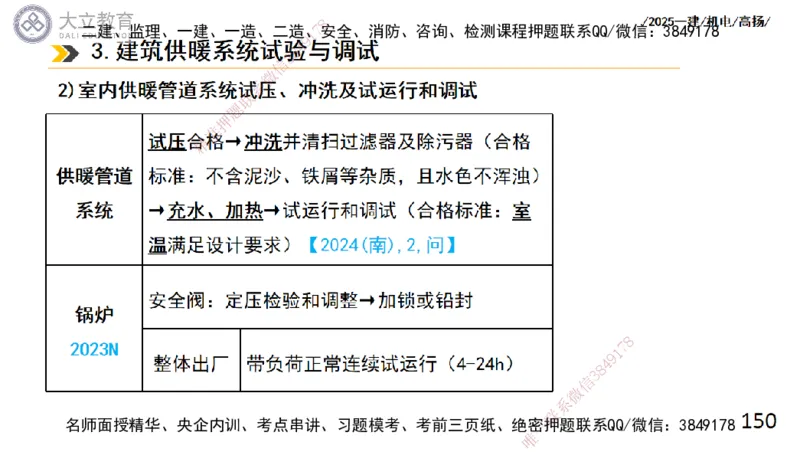 W2025一建机电-高扬-技术板块2-工艺_2026年一级建造师_2026年一建机电_2025年一建机电SVIP_04-冲刺串讲✿考点强化✿小灶集训_31-机电《案例专项班》高扬DL_讲义