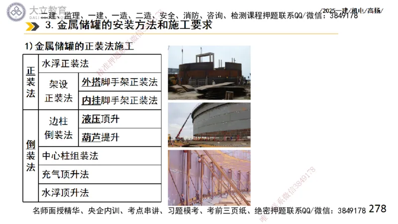 W2025一建机电-高扬-技术板块2-工艺_2026年一级建造师_2026年一建机电_2025年一建机电SVIP_04-冲刺串讲✿考点强化✿小灶集训_31-机电《案例专项班》高扬DL_讲义