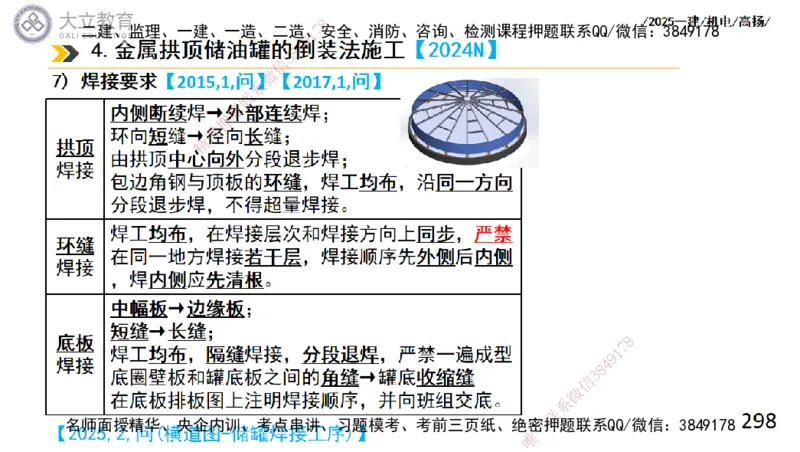 W2025一建机电-高扬-技术板块2-工艺_2026年一级建造师_2026年一建机电_2025年一建机电SVIP_04-冲刺串讲✿考点强化✿小灶集训_31-机电《案例专项班》高扬DL_讲义