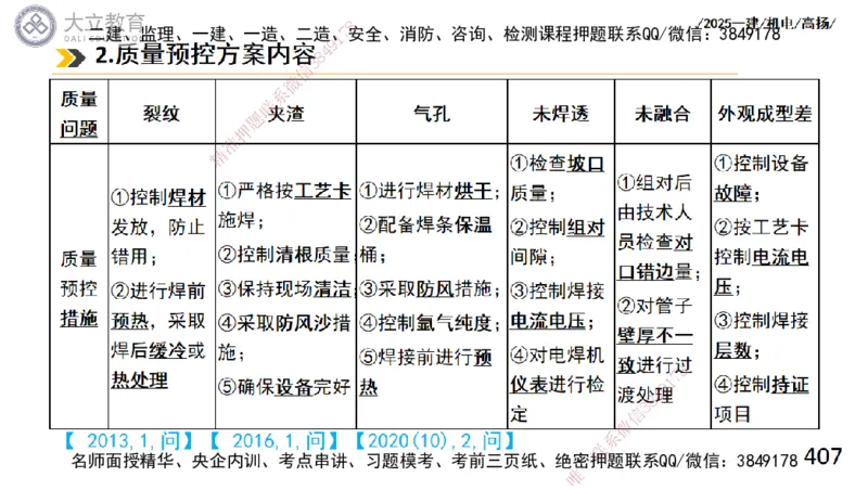 W2025一建机电-高扬-技术板块2-工艺_2026年一级建造师_2026年一建机电_2025年一建机电SVIP_04-冲刺串讲✿考点强化✿小灶集训_31-机电《案例专项班》高扬DL_讲义