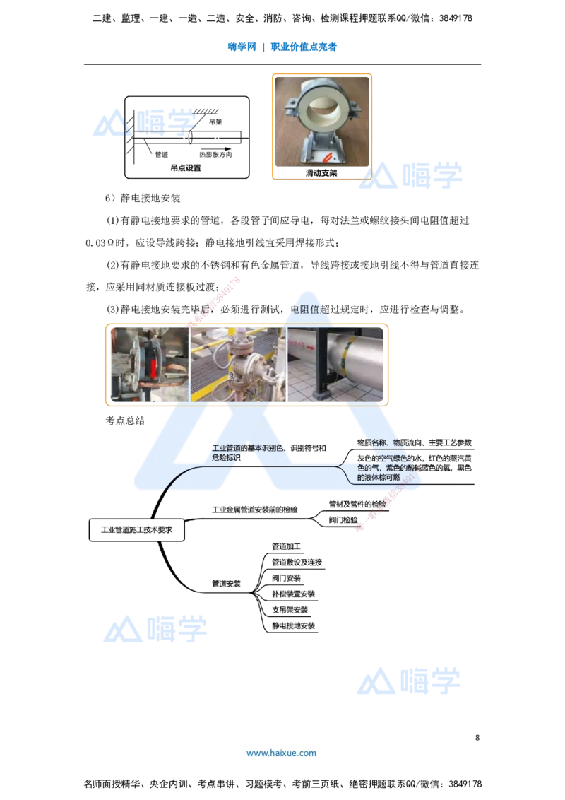 杨海军-一级建造师-机电工程管理与实务-实景精讲通关-（30）工业管道施工技术-工业管道施工技术要求_2026年一级建造师_2026年一建机电_2025年一建机电SVIP_讲义