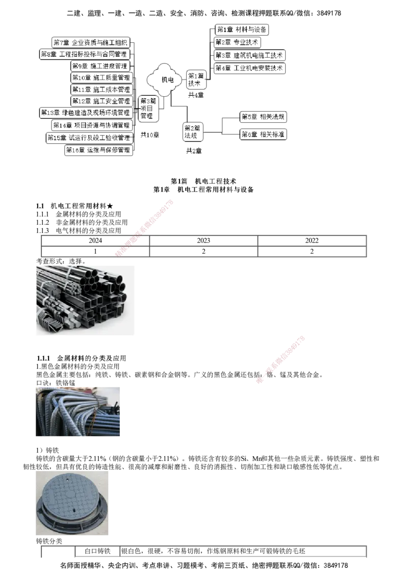 第01讲　金属材料的分类及应用_2026年一级建造师_2026年一建机电_2025年一建机电SVIP_02-基础精讲✿高端面授✿深度强化_04-机电《基础精讲班》康仁杰JG